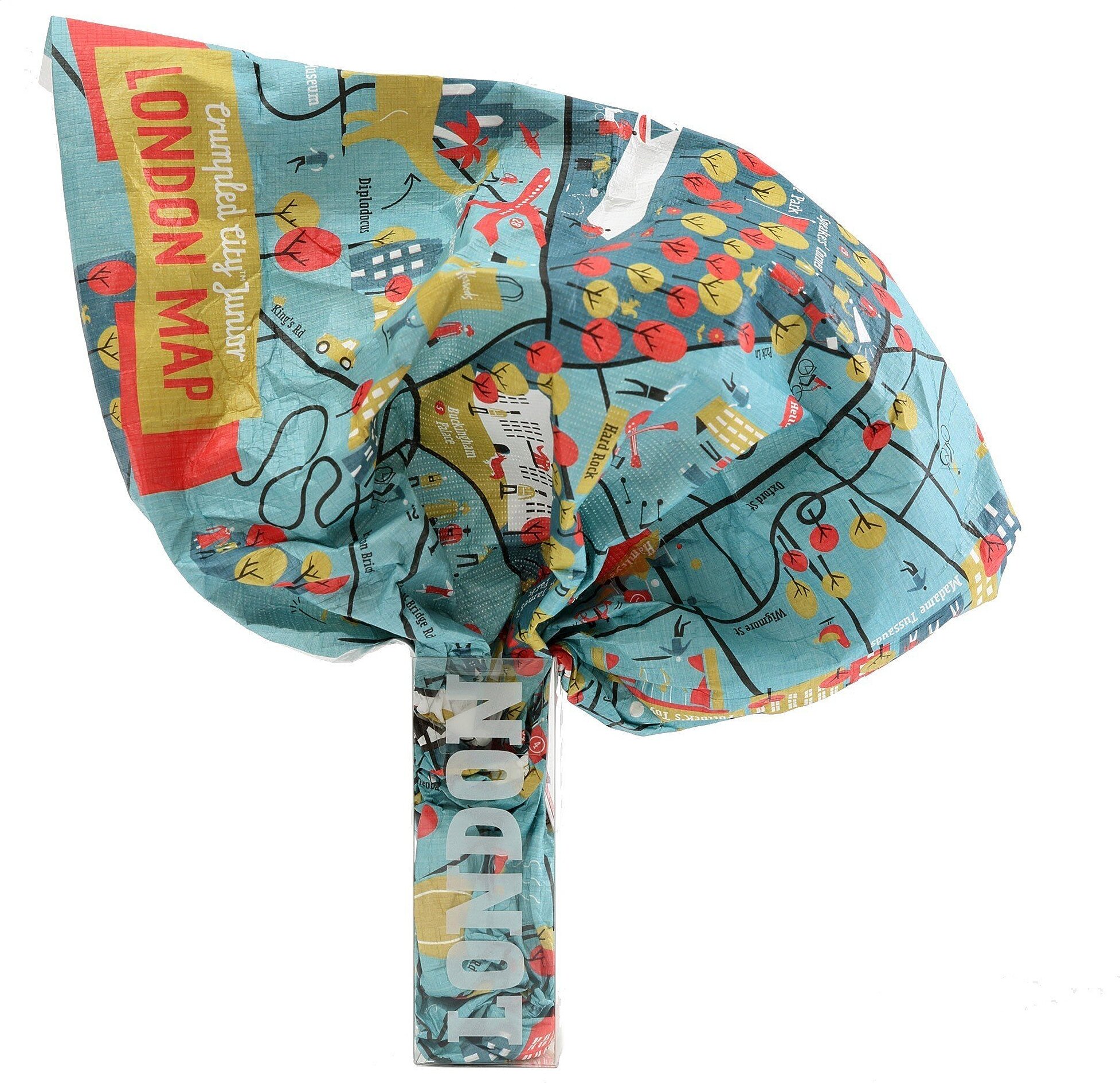 Mapa Crumpled City Junior Londyn