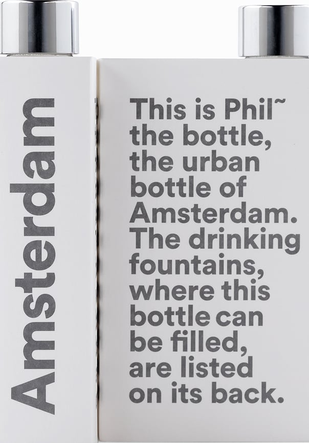 Phil Amsterdam Wasserflasche