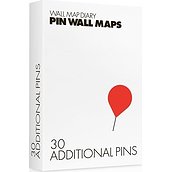 Pin World & Pin City Map pins 30 pcs