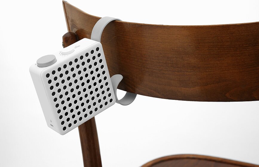 Radio con altavoz The Monkey, negro