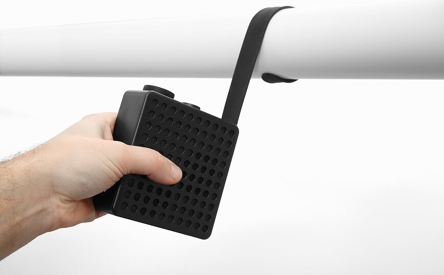 Radio con altavoz The Monkey, negro