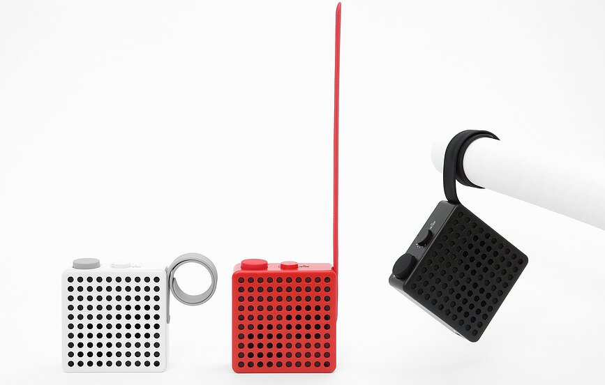 The Monkey Radio avec Haut-Parleur, noir