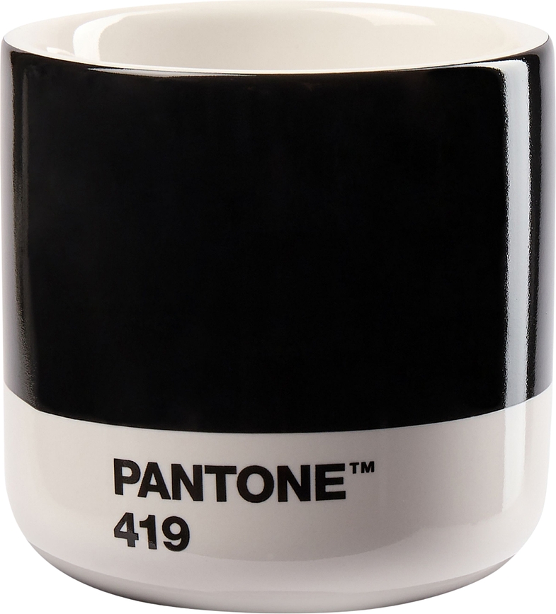 Чаша халба Pantone 100 мл черна