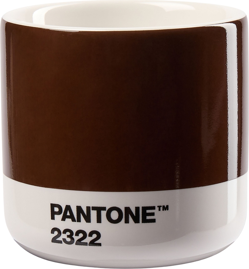 Gekleurde beker Pantone 100 ml donkerbruin