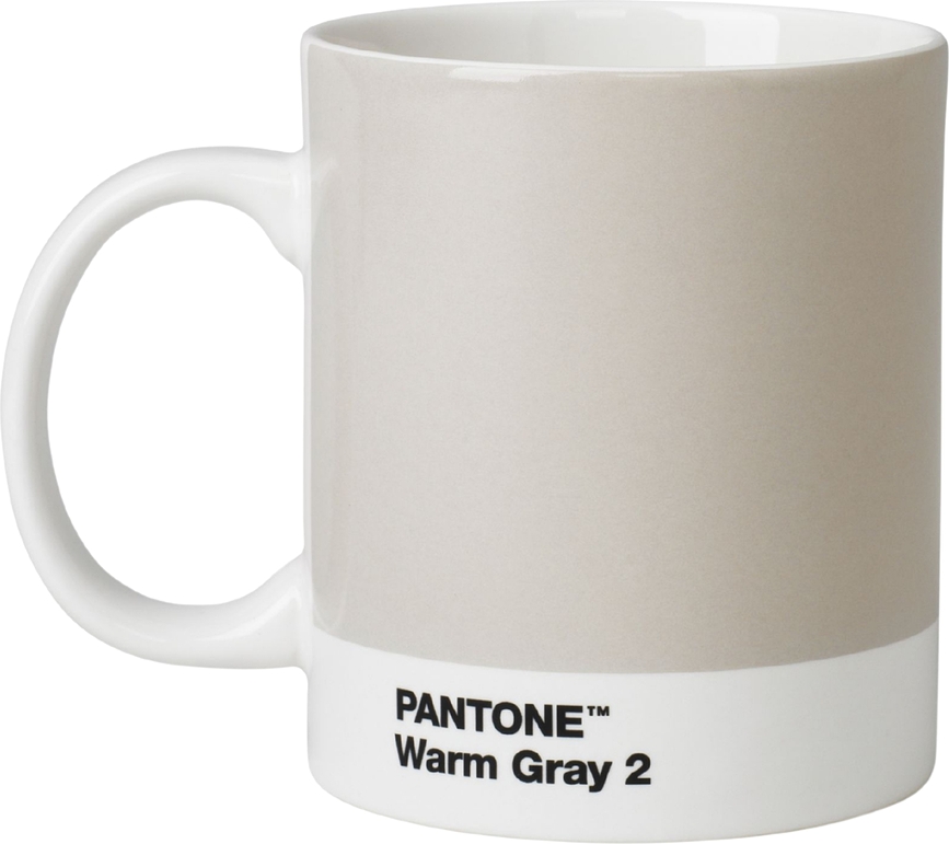 Hrnek Pantone 385 ml teple šedý