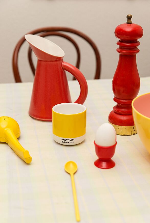 Pantone Κούπα Θερμός, 190 ml, κίτρινη