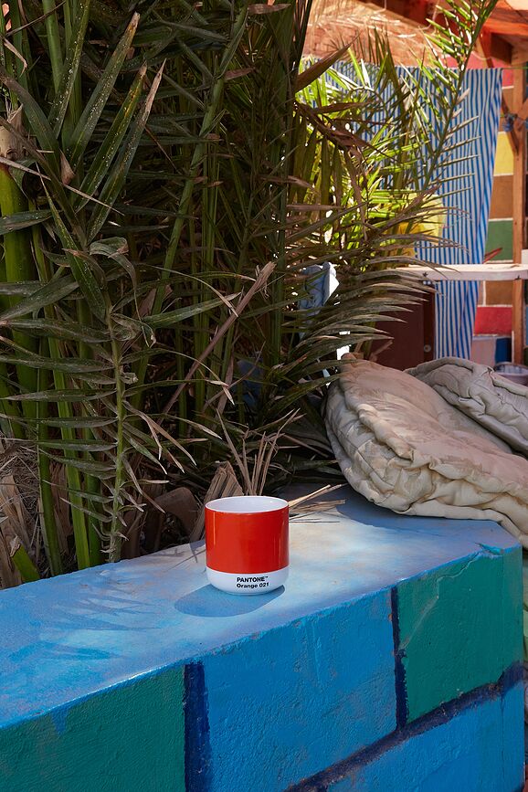 Pantone Κούπα Θερμός, 190 ml, κίτρινη