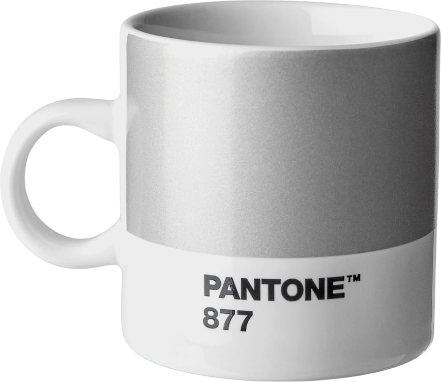 Pantone Šalica za espresso 120 ml srebrna