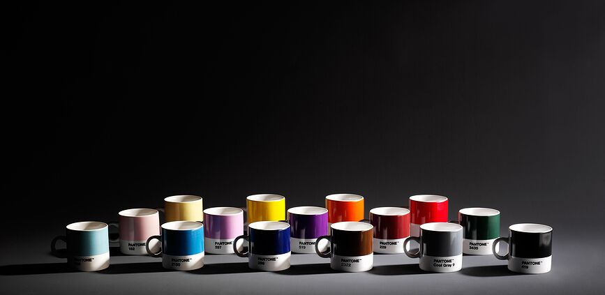 Pantone Skodelica za espresso, 120 ml, srebrna