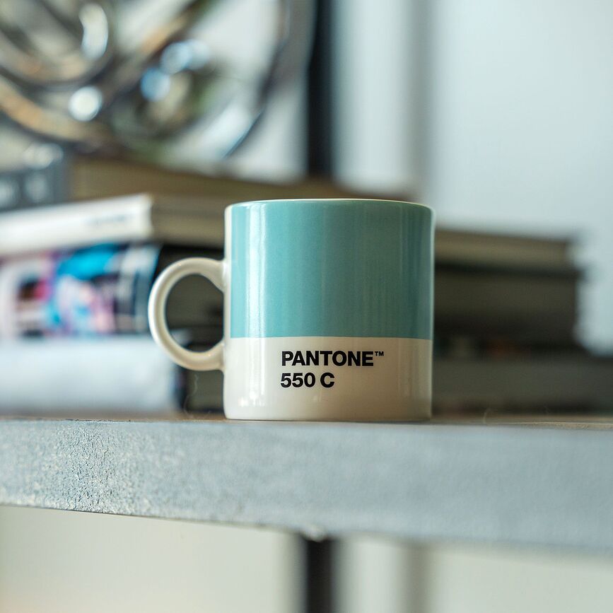 Pantone Skodelica za espresso, 120 ml, srebrna