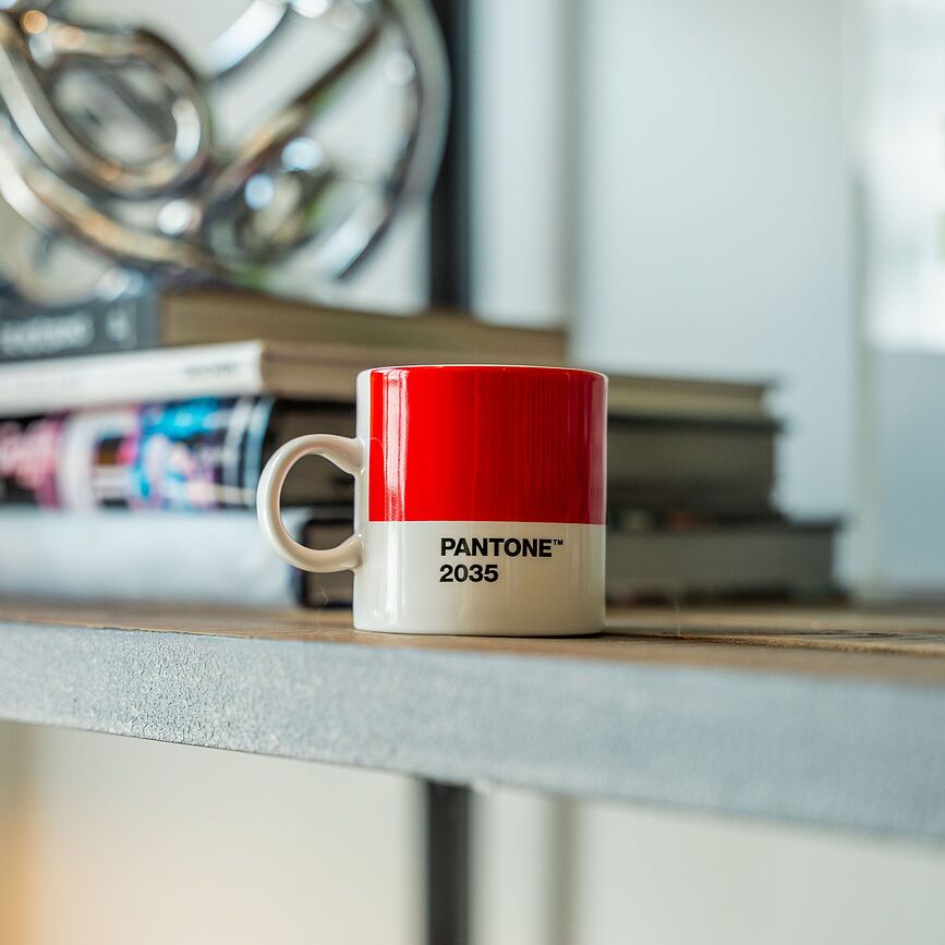 Pantone Skodelica za espresso, 120 ml, srebrna