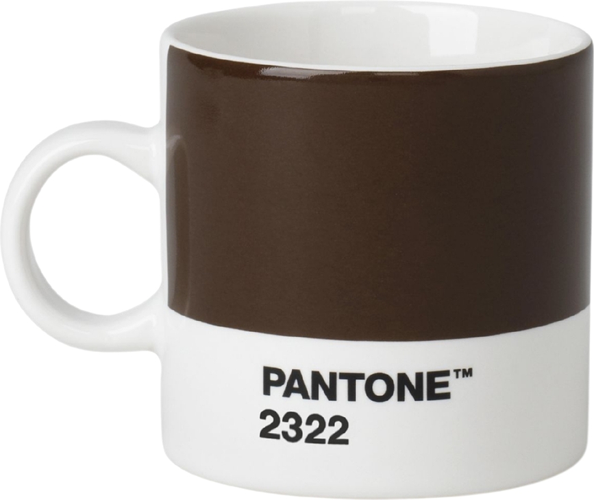 Pantone Tasse à Espresso 120 ml, marron foncé