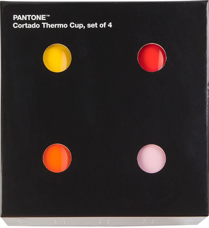 Pantone Termo Šalice 190 ml tople boje 4 kom.