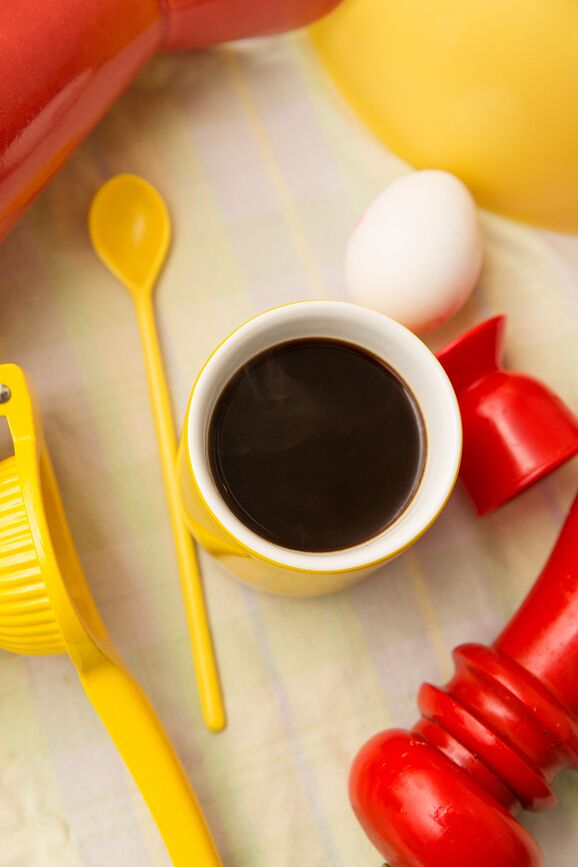 Pantone Termo skodelica, 190 ml, rumena