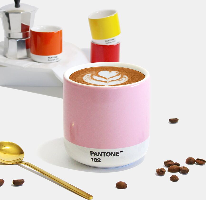 Pantone Θερμικές Κούπες, 190 ml, σε ζεστά χρώματα, 4 τμχ