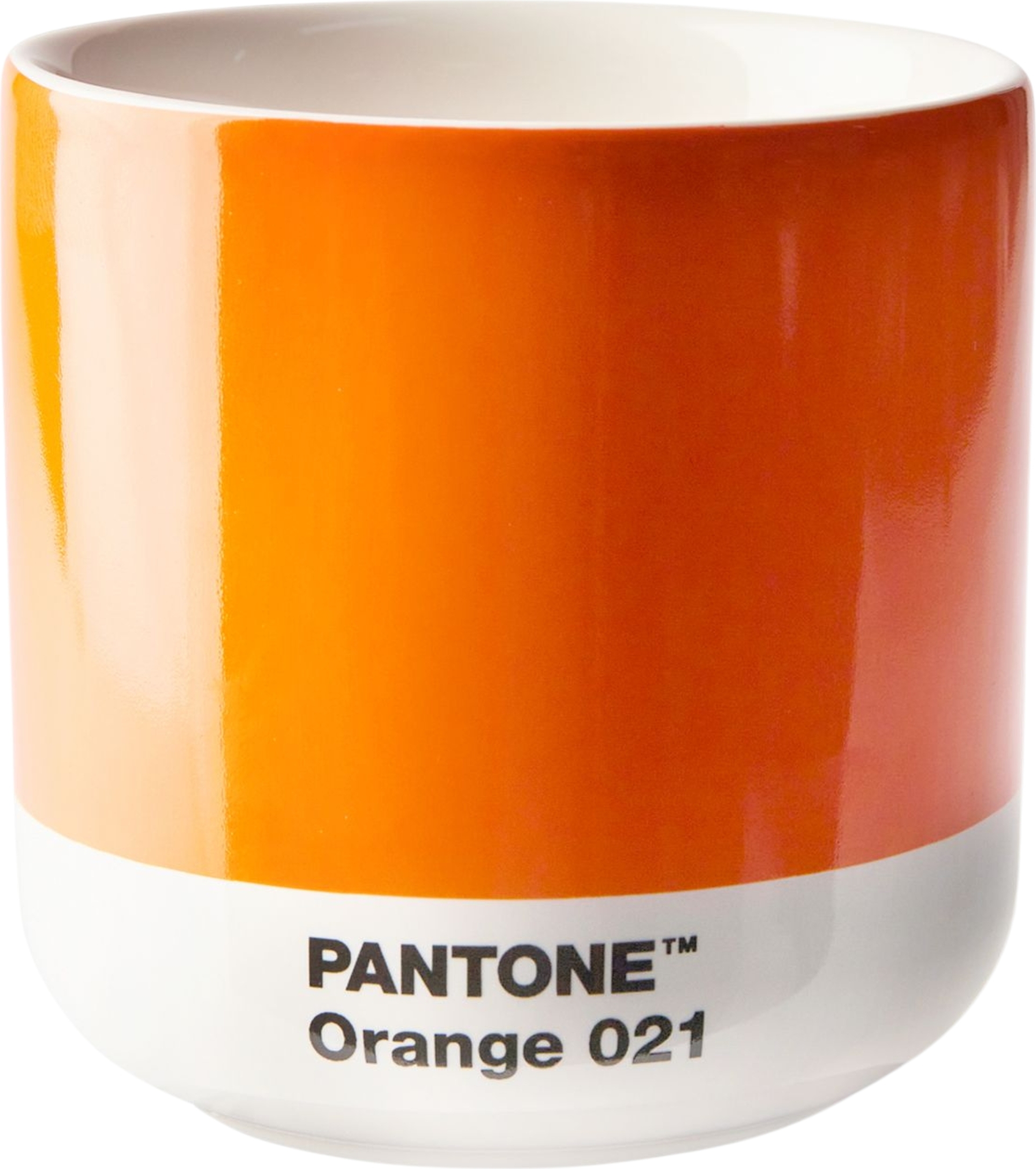 Pantone Thermobecher 190 ml orangefarben