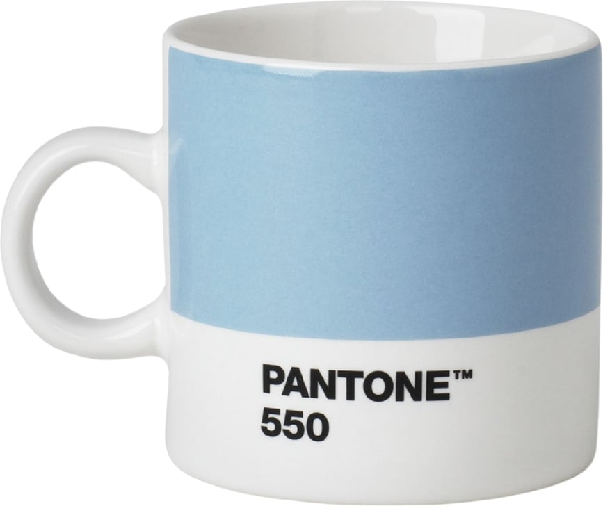Taza de espresso Pantone, 120 ml, azul claro
