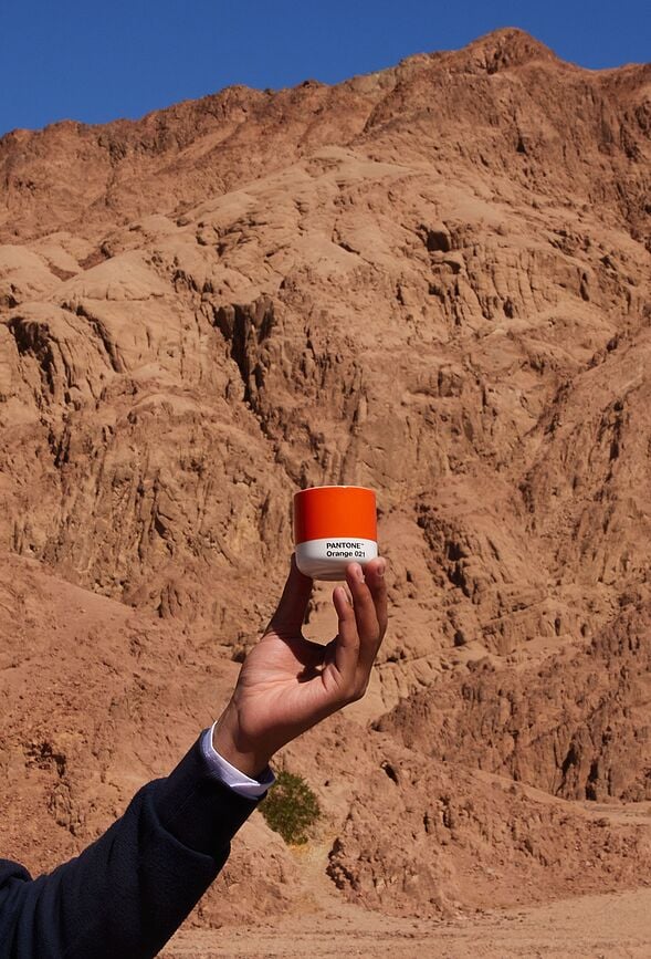 Taza Pantone, 100 ml, naranja