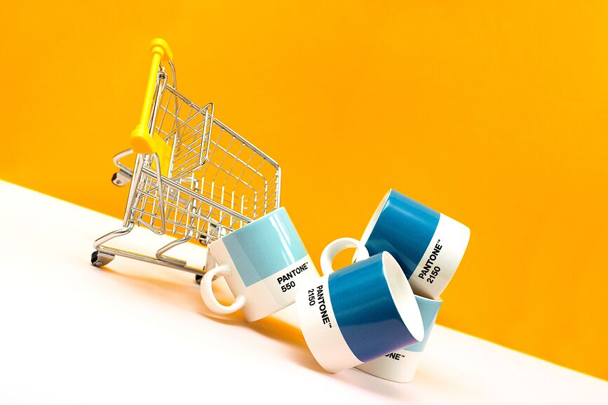 Taza de espresso Pantone, 120 ml, plateada