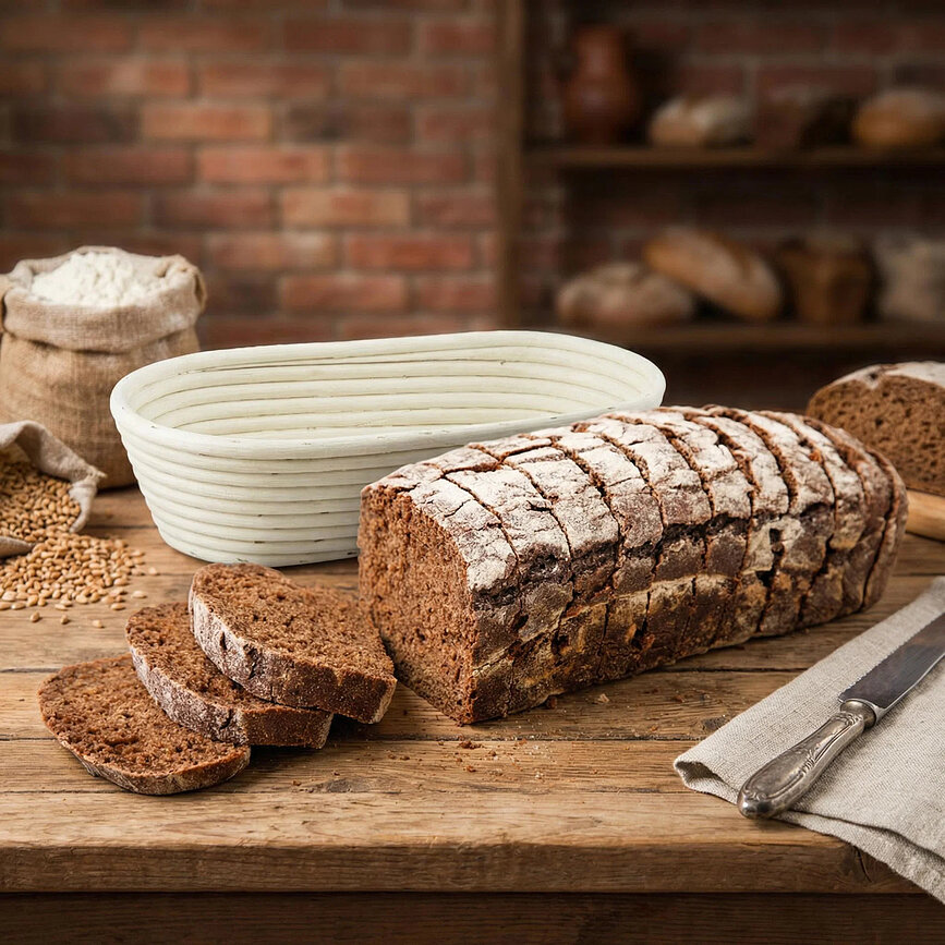 Cestino in vimini per lievitazione Patisse rotondo 20 cm