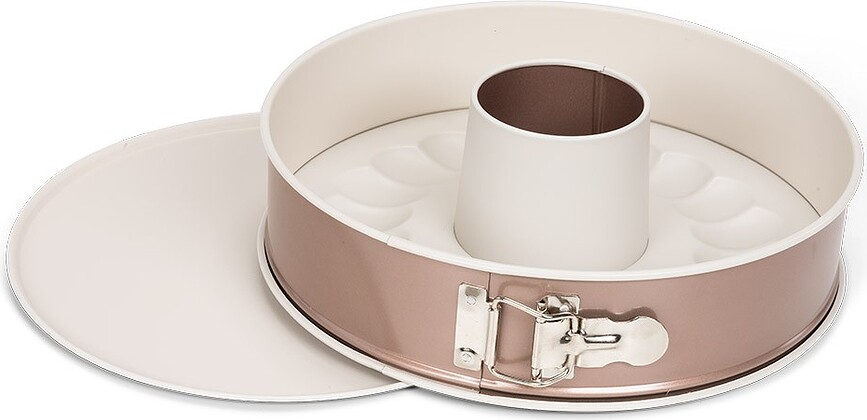 Molde Desmontable Ceramic con tubo central, 26 cm, con base adicional