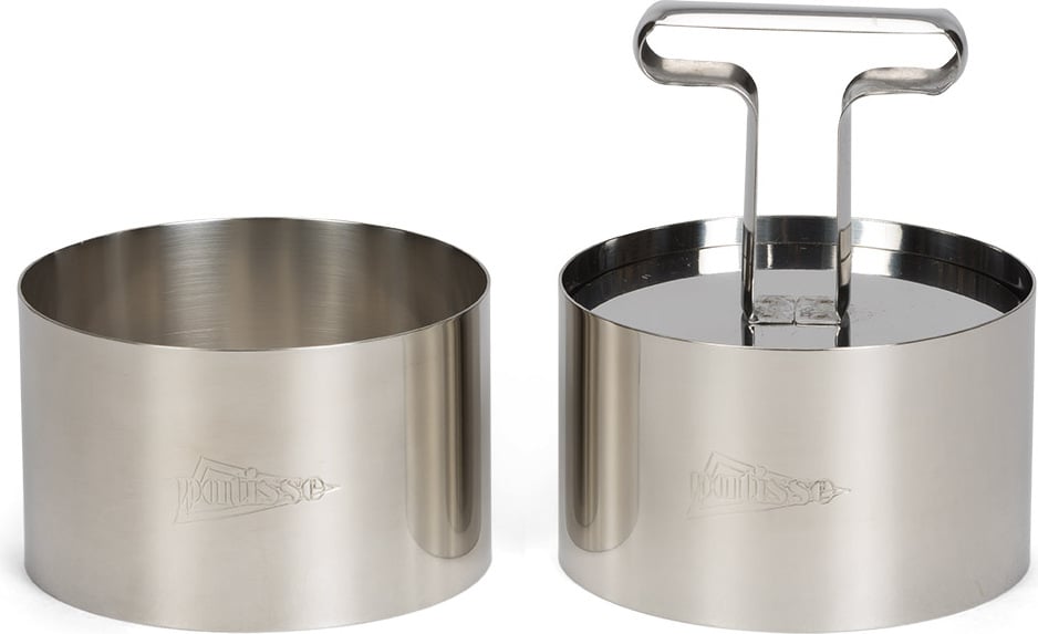 Patisse Dessertring-Set mit Stampfer 9 cm, 2 St.