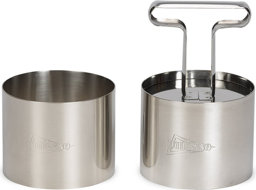 Patisse Dessertringen met stamper 7 cm, 2 st.