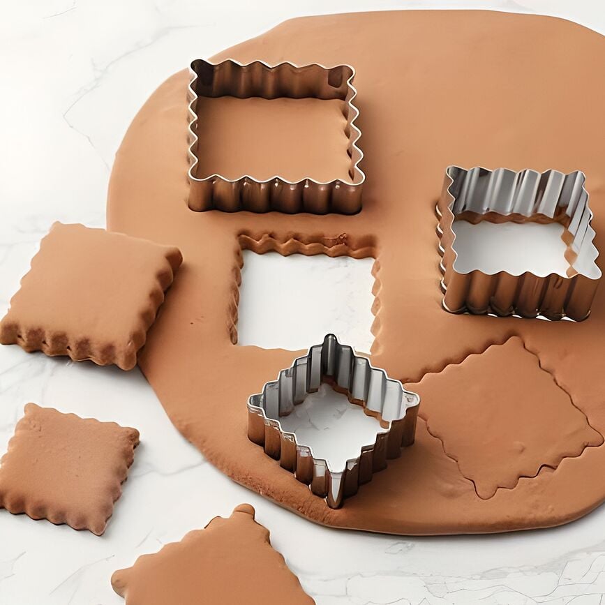 Patisse kakformar rektangulära, 3 delar