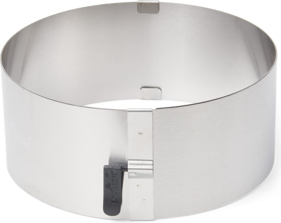 Patisse Tortenring niedrig, verstellbar mit Verschluss