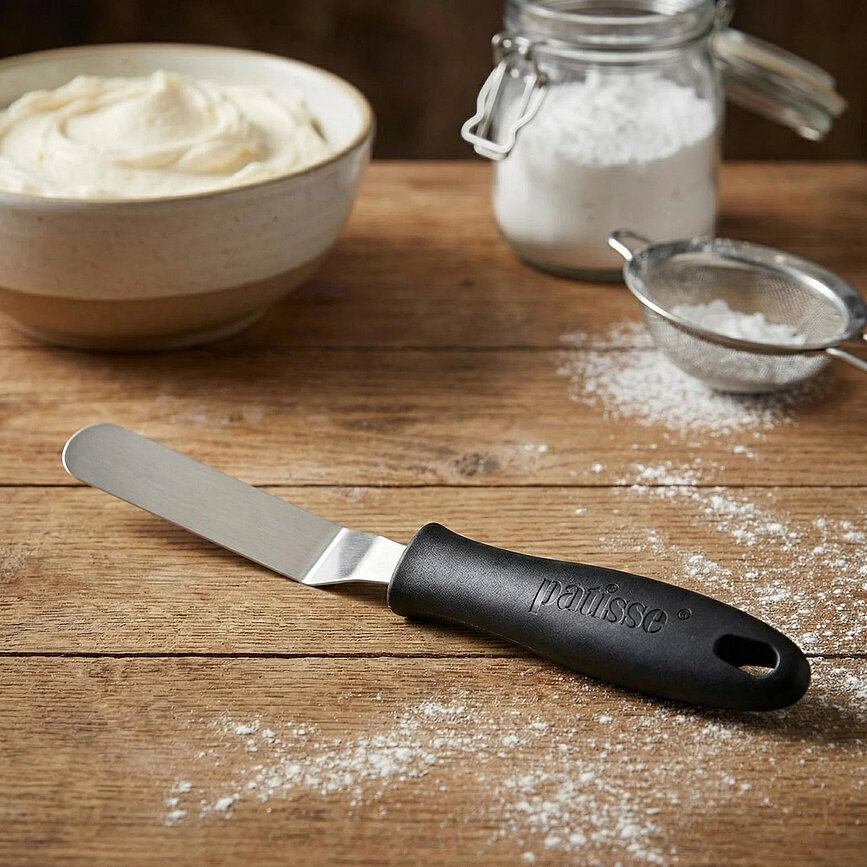 Patisse vinklet spatel til kage, lige, 25 cm