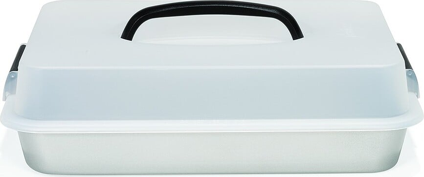 Silver-Top Moule à Gâteau avec couvercle, 24 x 35 cm