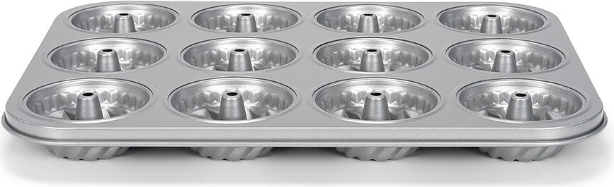 Silver-Top Pekač za 12 mini babic, s sredinsko luknjo