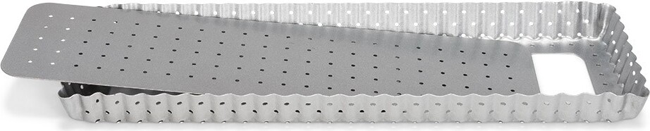 Silver-Top Quicheform 11 x 35 cm rechteckig perforiert