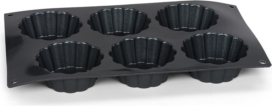 Stampo in silicone Starflex 29 x 17 cm per 6 mini crostate