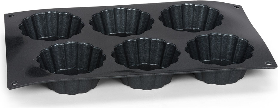 Starflex Silikon-Backform 29 x 17 cm für 6 Mini-Törtchen
