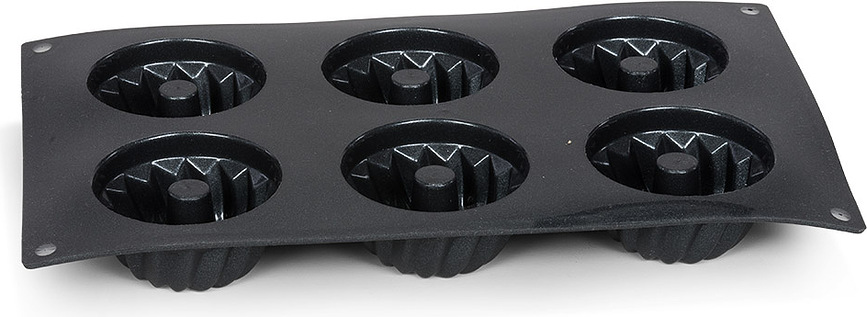 Starflex silikone bageform 29 x 17 cm til 6 muffins