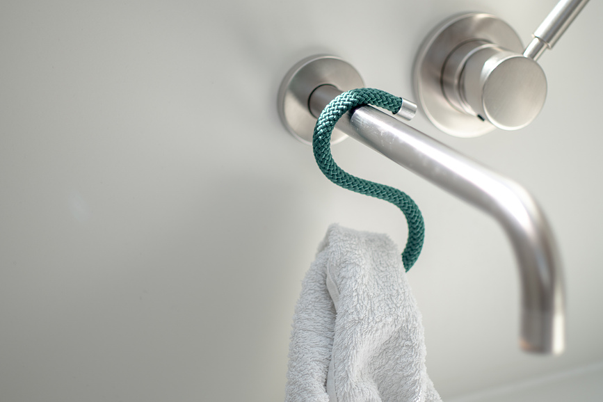 Ganchos Rope S, negros, 5 unidades