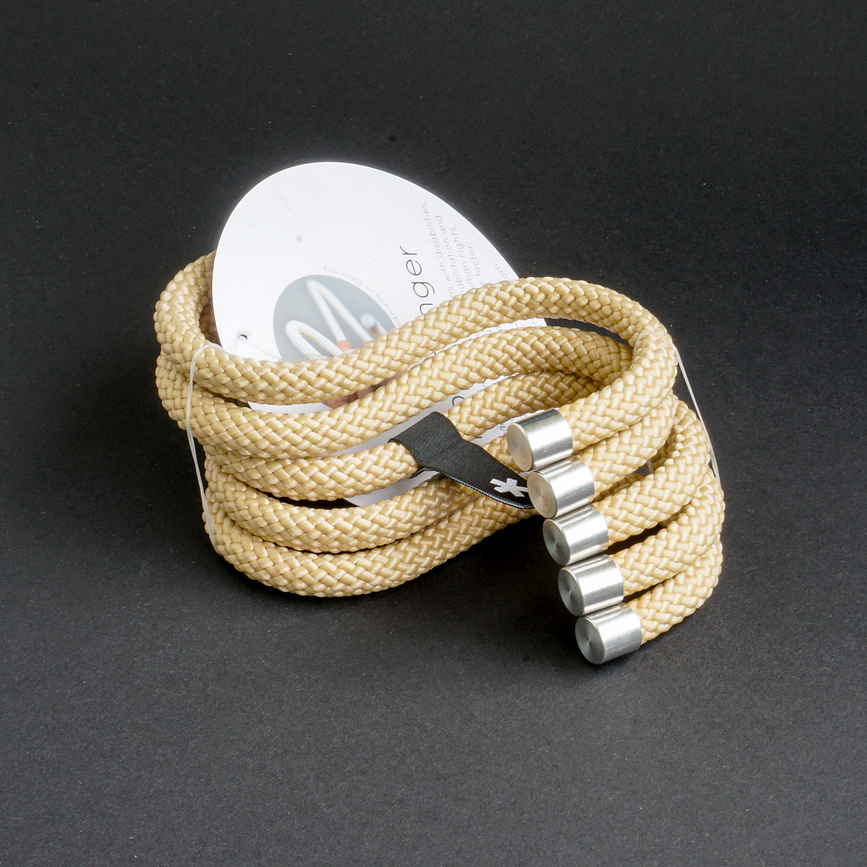 Ganchos Rope S, negros, 5 unidades