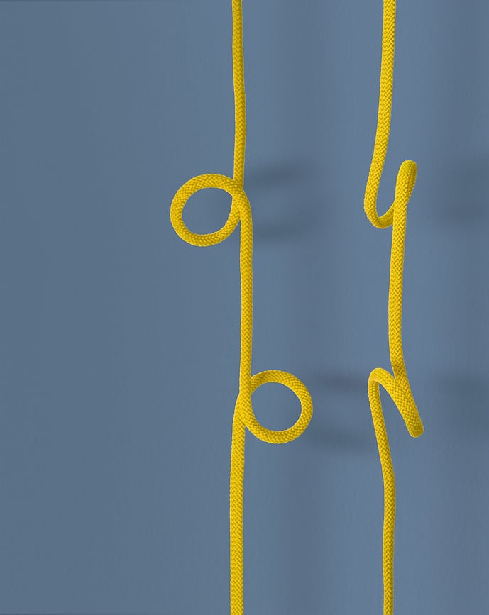 Loop Rope Obešalnik stropni, rdeč