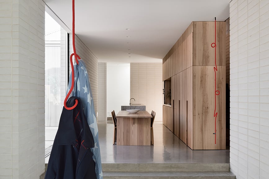 Loop Rope Obešalnik stropni, rdeč