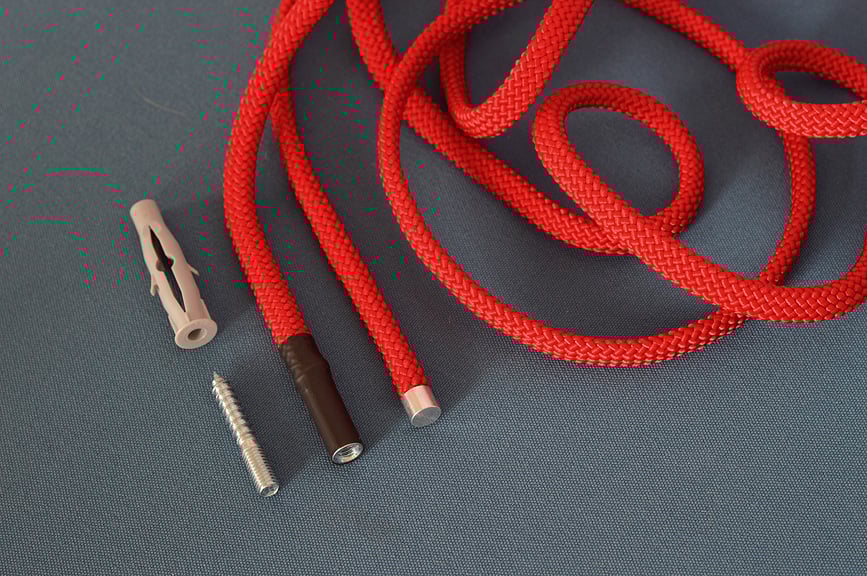 Loop Rope Obešalnik stropni, rdeč