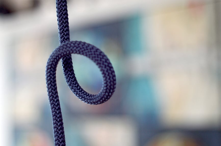 Loop Rope Obešalnik stropni, rdeč