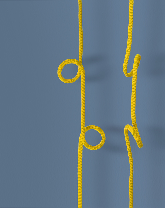 Loop Rope Vješalica stropna crvena