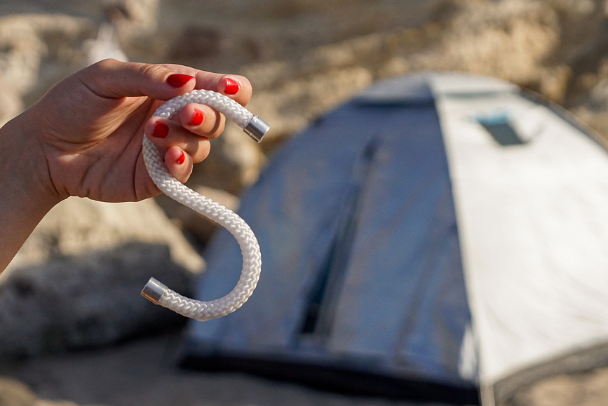 Rope S Γάντζοι, μαύροι, 5 τμχ