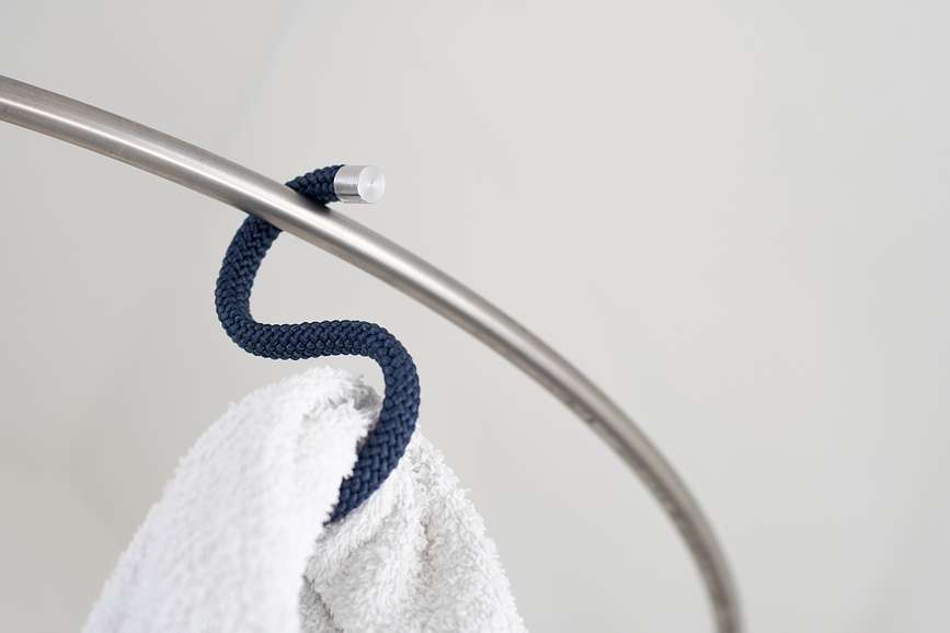 Rope S Γάντζοι, μαύροι, 5 τμχ