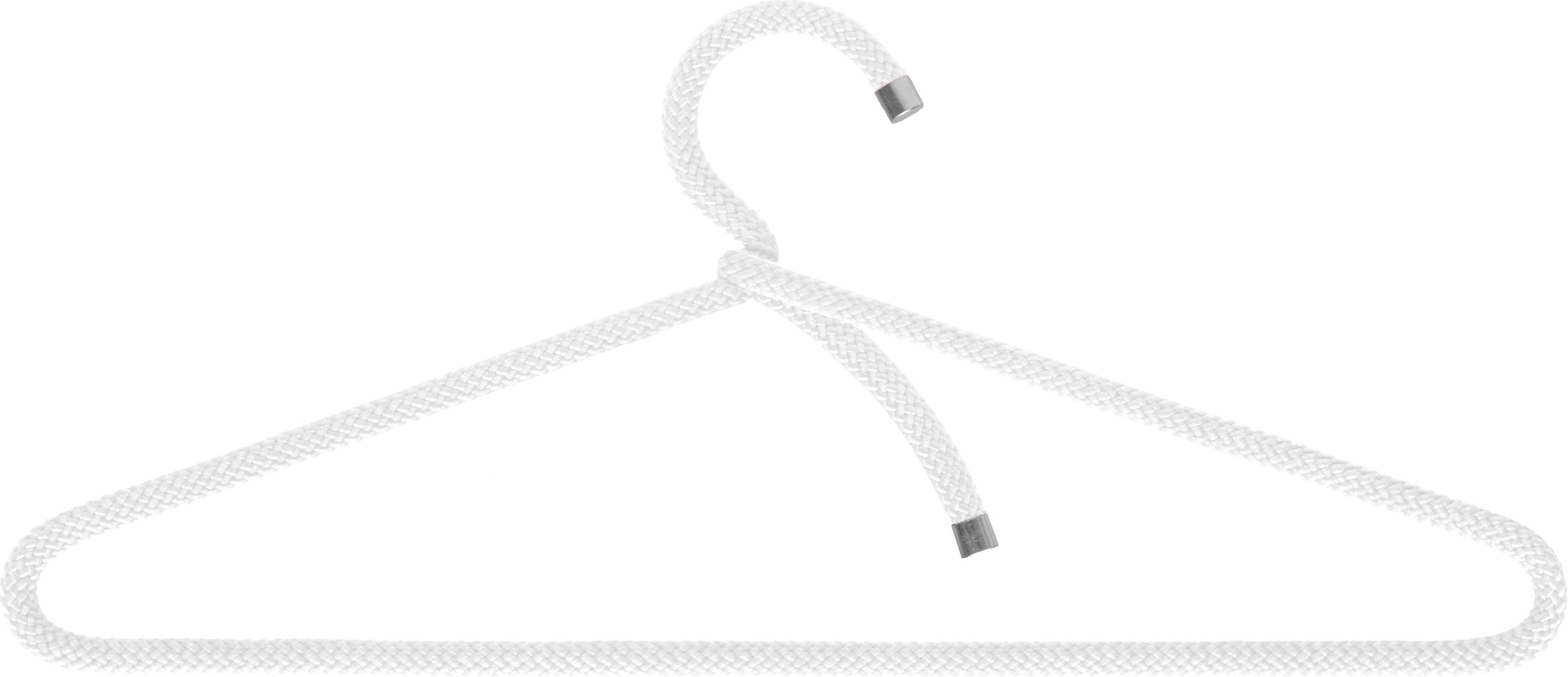 Rope Kleiderbügel weiß 3 St.
