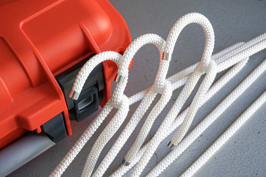 Rope Κρεμάστρες ρούχων, σκούρο μπλε, 3 τμχ