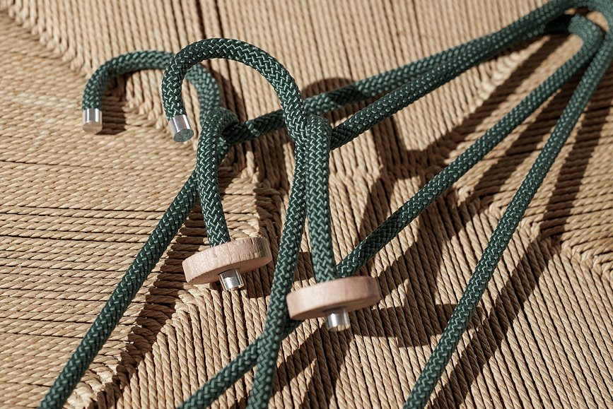 Rope Κρεμάστρες ρούχων, σκούρο μπλε, 3 τμχ