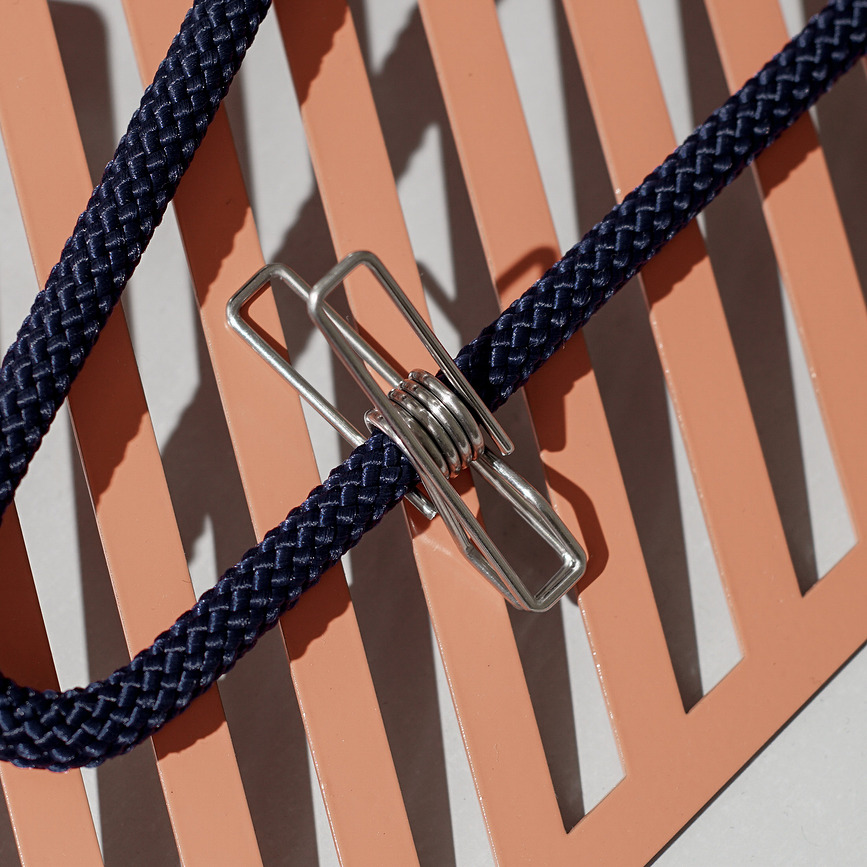 Rope Κρεμάστρες ρούχων, σκούρο μπλε, 3 τμχ