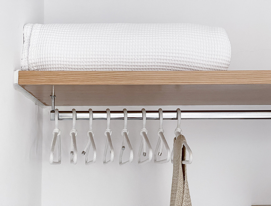 Rope Obešalniki za oblačila, temno modri, 3 kosi